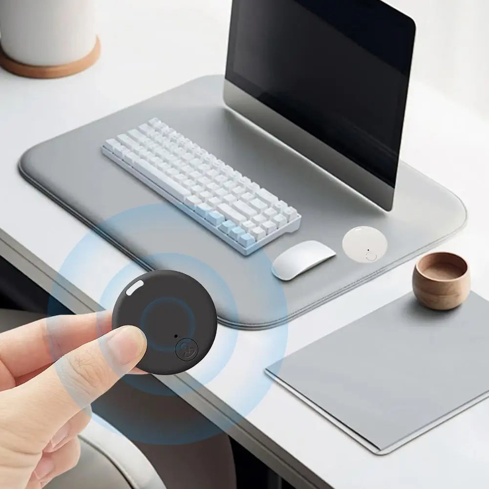Cat Dog GPS Bluetooth 5.0 Tracker Anti-Lost Device Round Mini Anti-Lost Device Dog Pet Child Tracker Key Finder Accessories